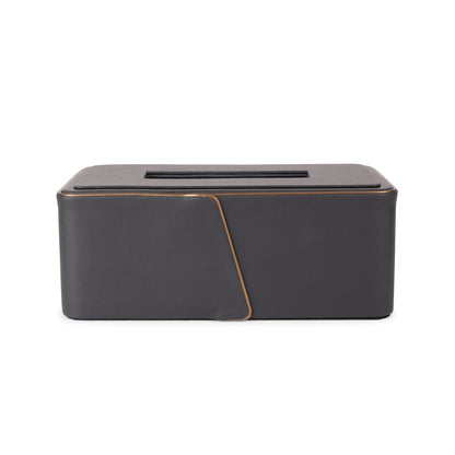 Noir Leather Office Set