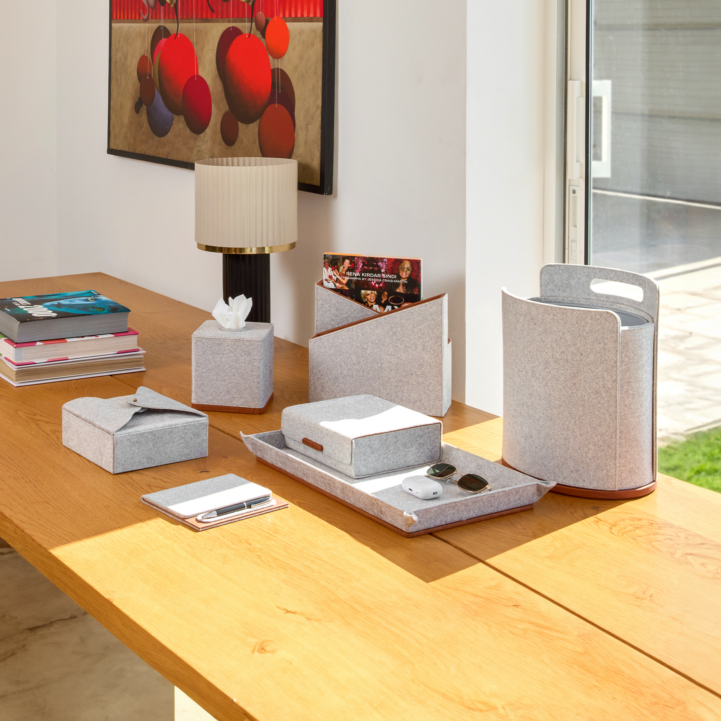 Burnished with Leather