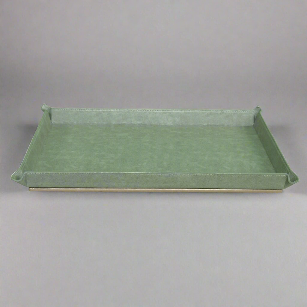 Vintage Moss Green with Gold