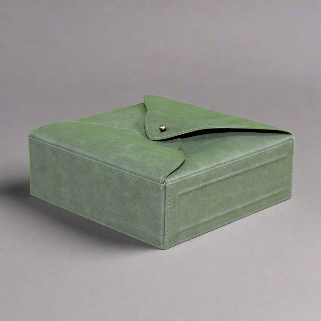 Vintage Moss Green with Gold