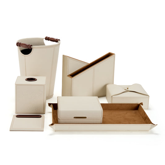 Ivory Essence with Wood Accents