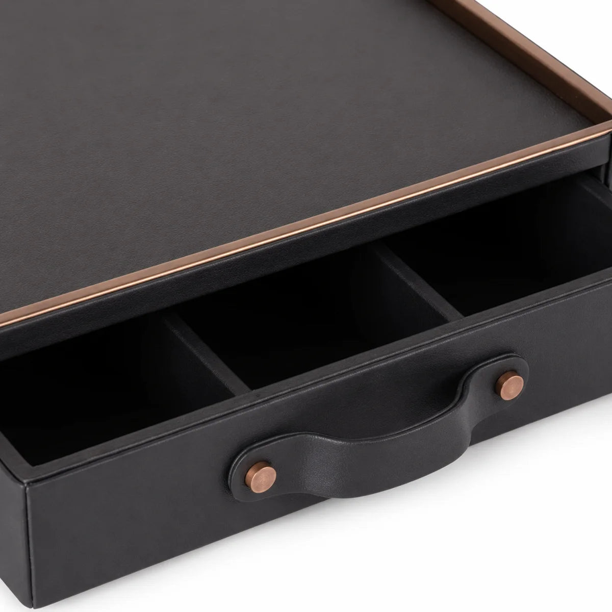 Noir Leather Tea & Coffee Box