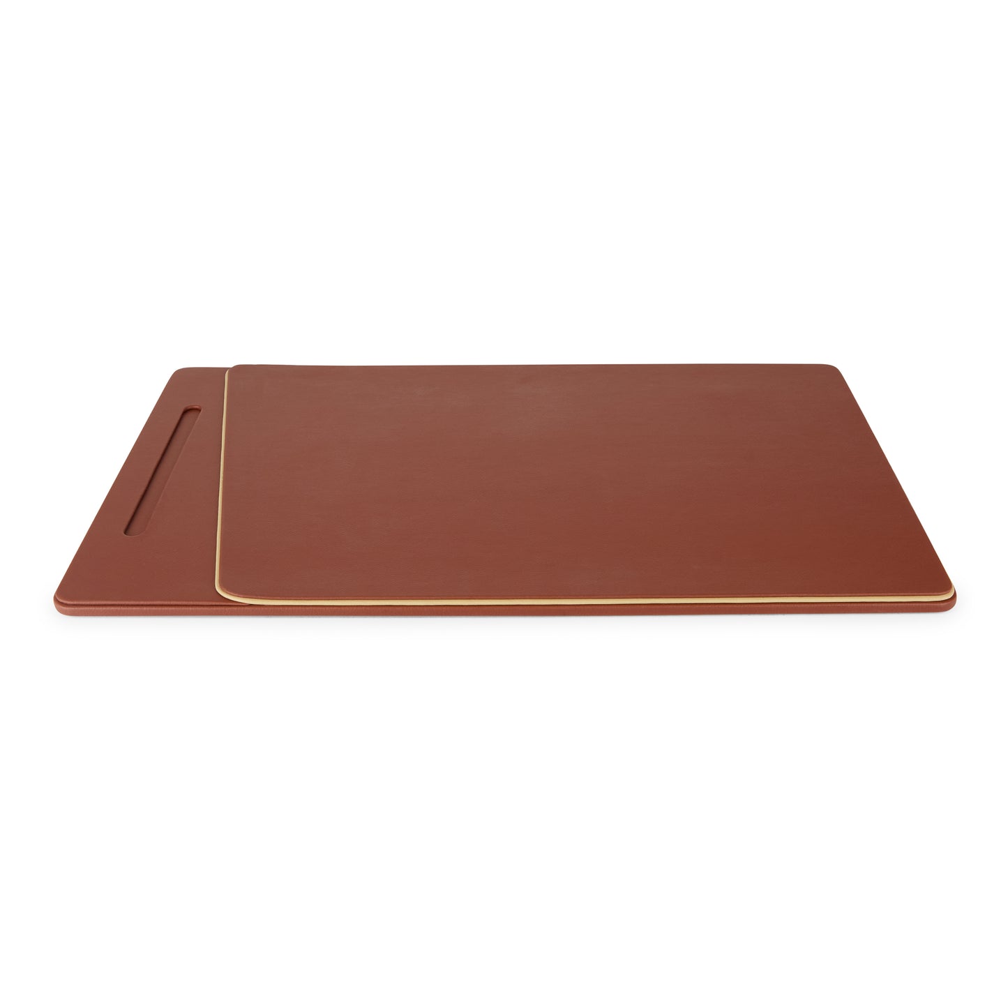 Cognac Leather Office Set