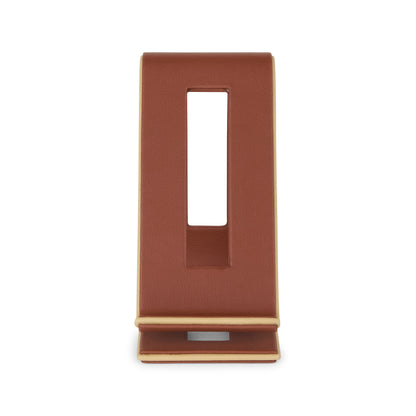Cognac Leather Office Set