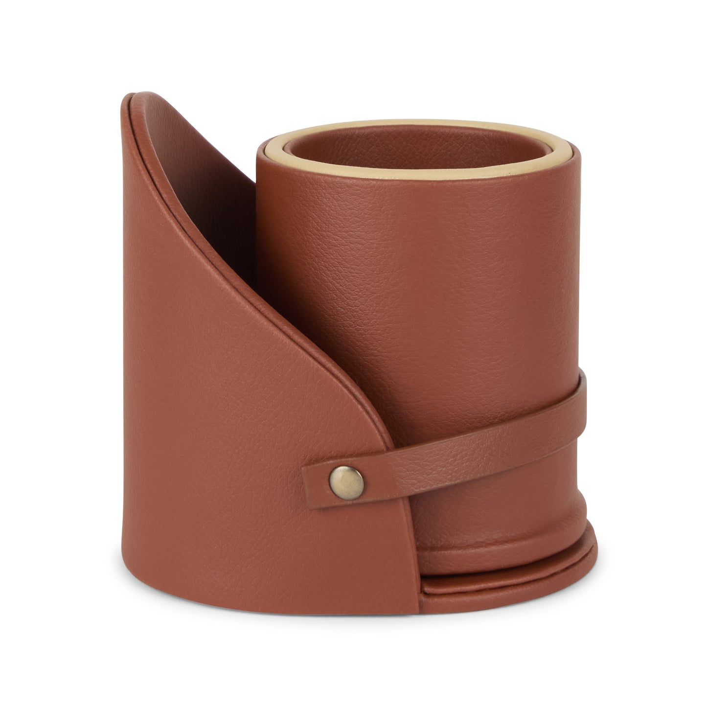 Cognac Leather Office Set