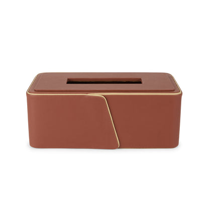 Cognac Leather Office Set