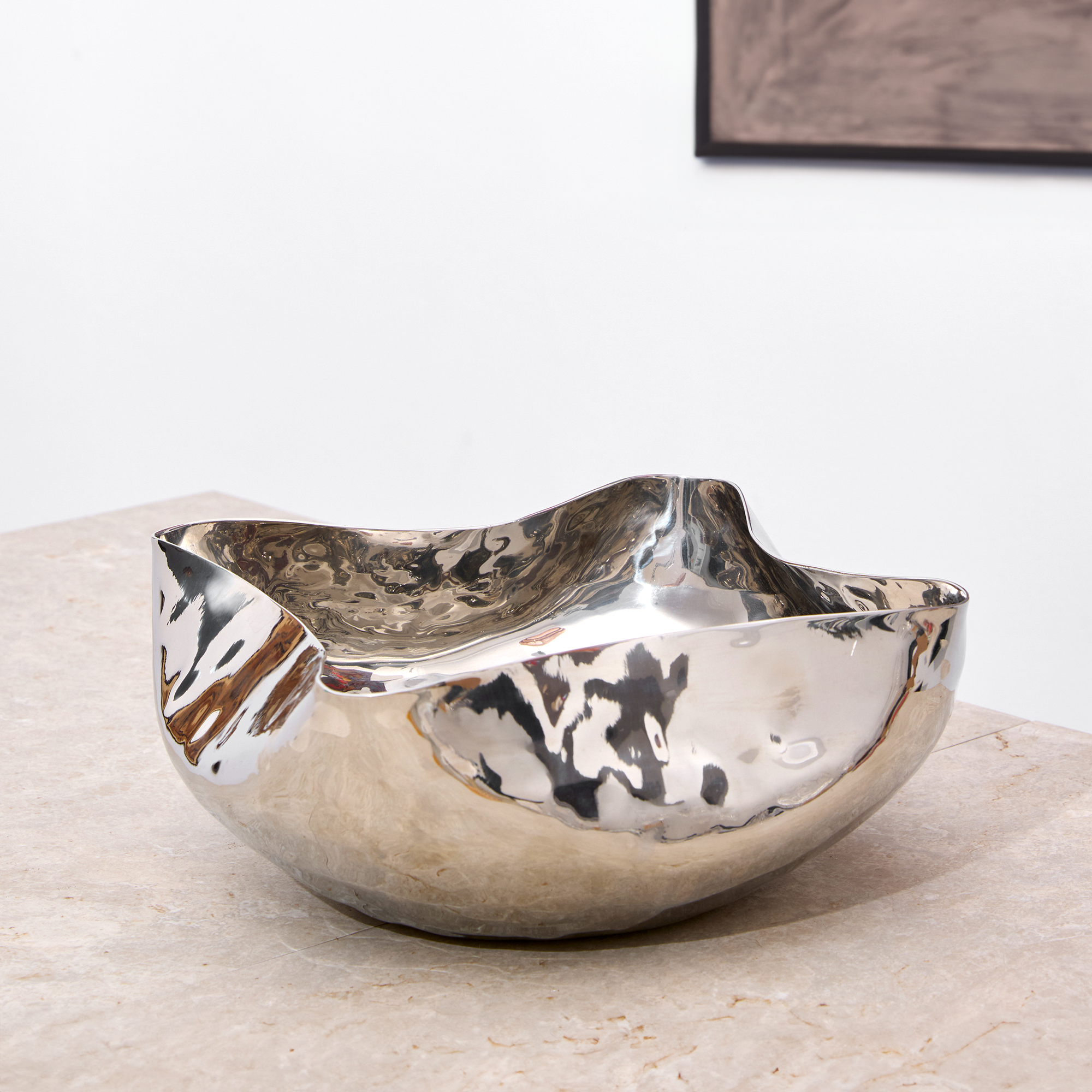 Shell- Centerpiece bowl in stainless steel – Rikan