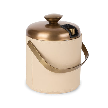 Leather Wrapped Ice Bucket