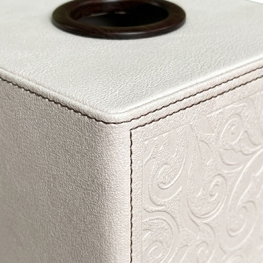 Ivory Essence with Wood Accents